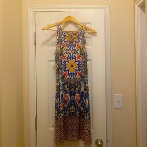 Isle by Melis Kozan print dress size large